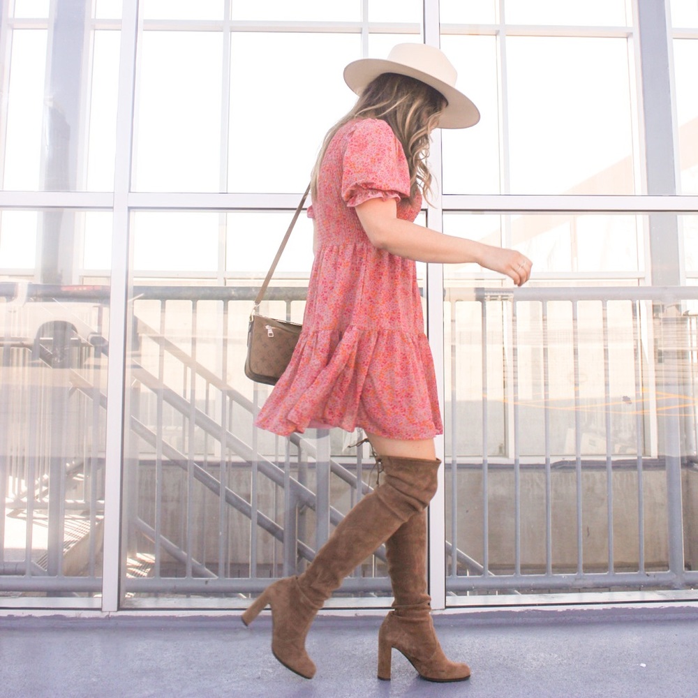 Wild Fable floral ruffle dress